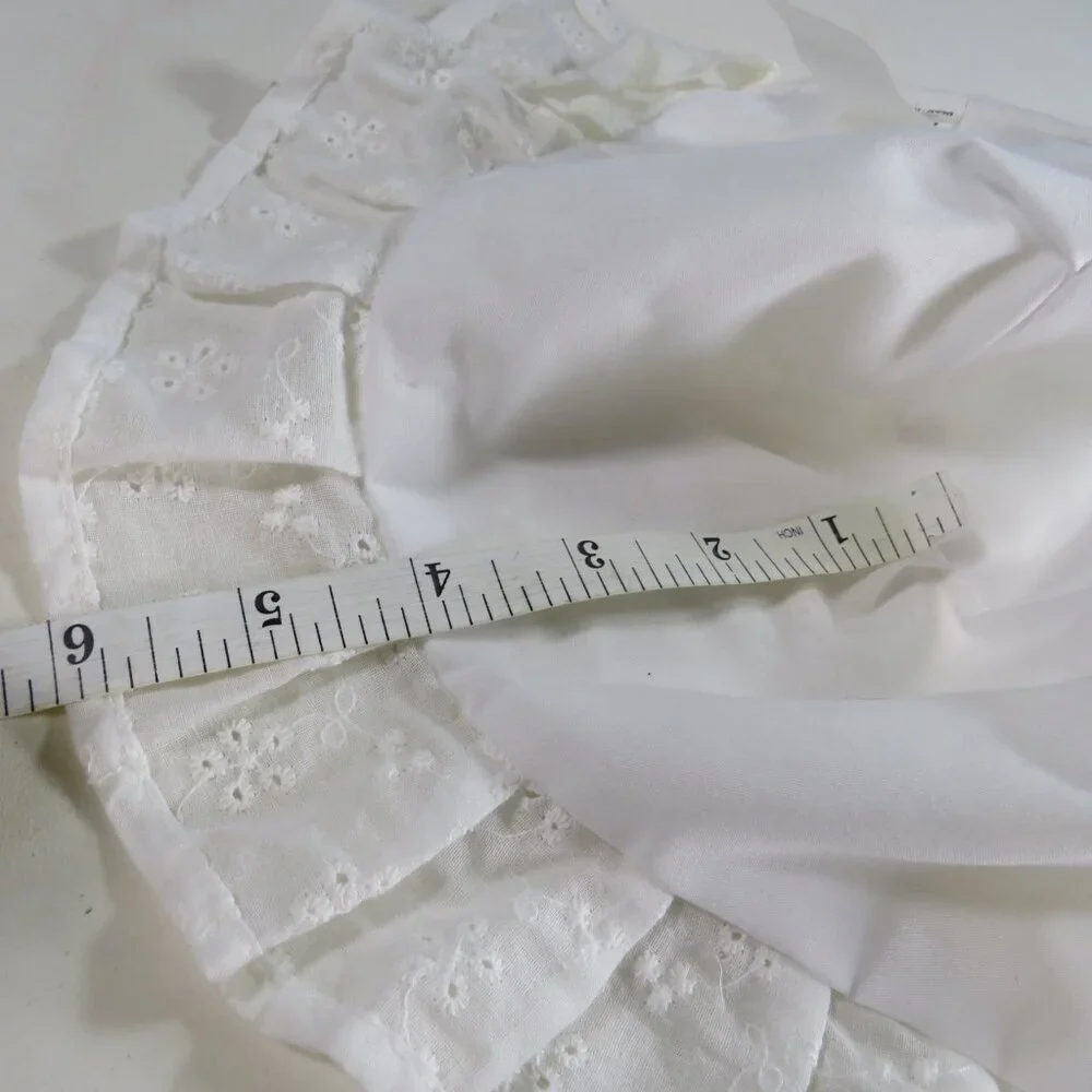 N/A white eyelet